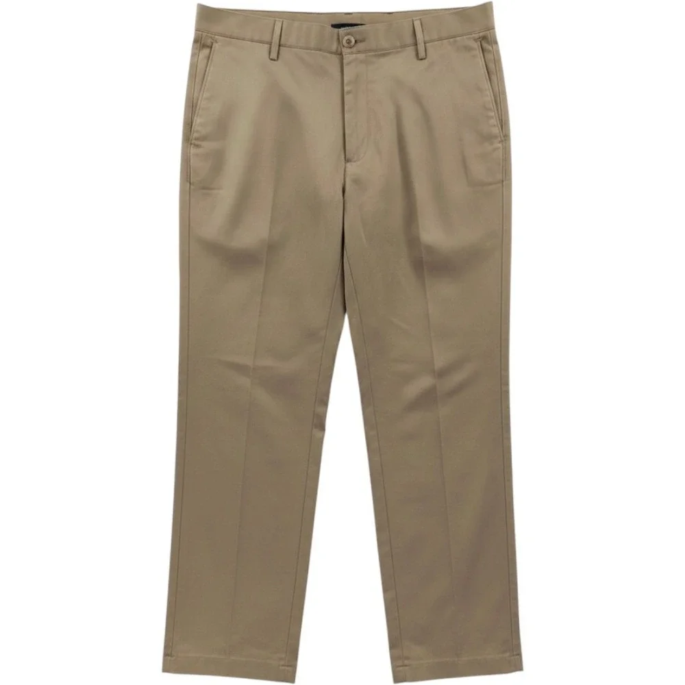 Lands End Mens Tailored Fit Chino Pants Khaki Brown 38x30‎